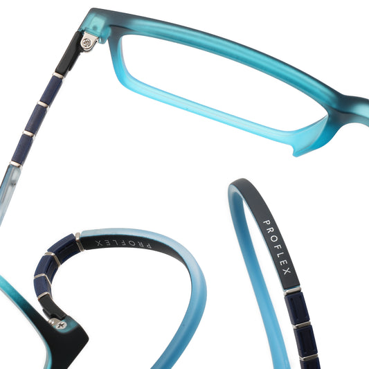 Proflex Infinity Reading Glasses – Stop Replacing Broken Glasses! Flexible, Unbreakable Frames, Lightweight, Anti-Slip & Scratch Resistant