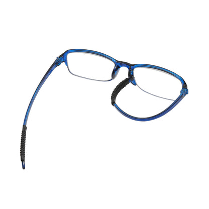 PROFLEX SpareSpecs Flexible Reading Glasses (5pcs, Oval, Blue, Gray, Black, Brown, Red)